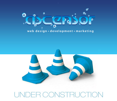 Ascensor Ltd - Website Design - Website Development - Website Marketing. Under Construction